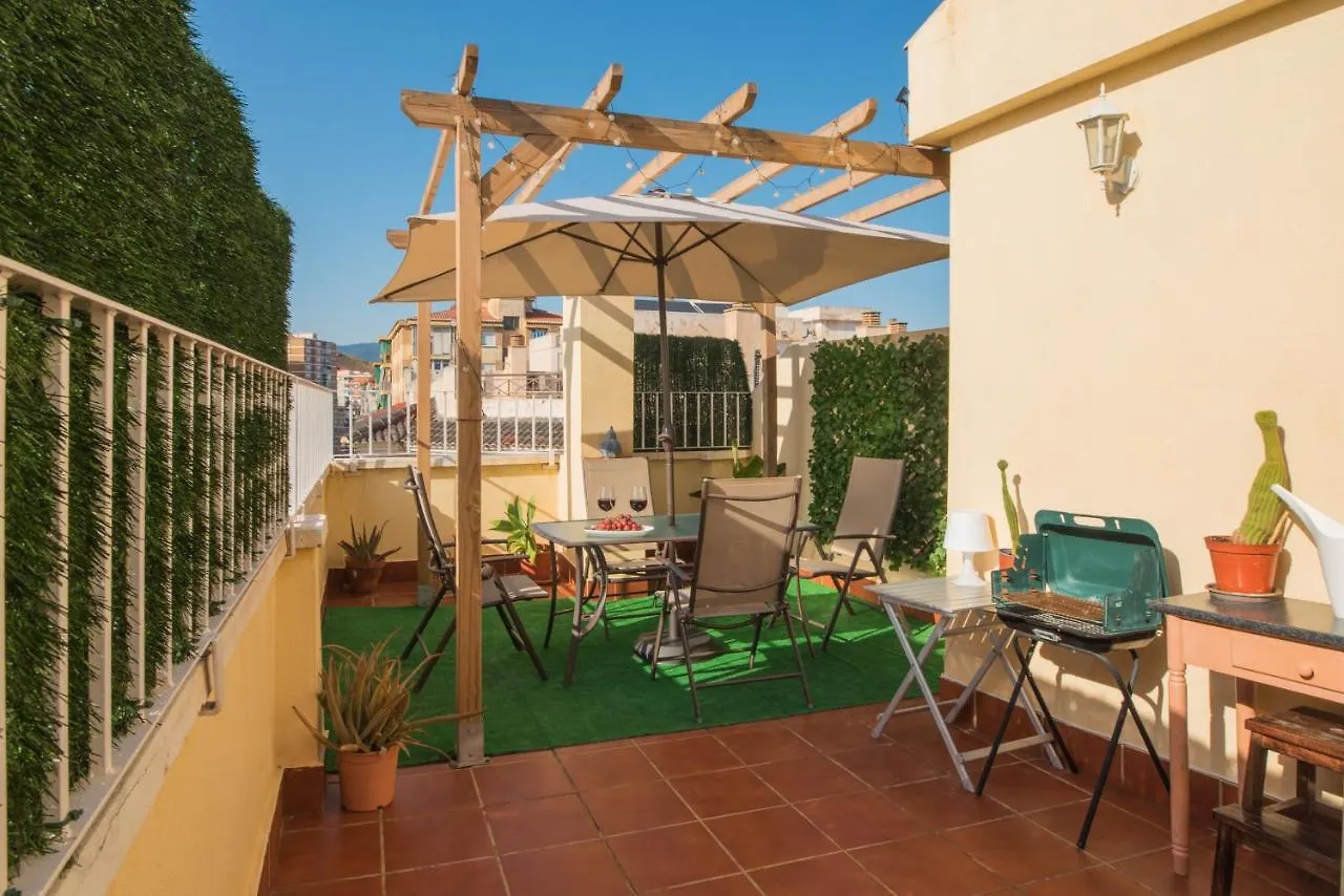Elegant Duplex P/3 In Malaga With Terrace And Wifi Apartment 0*,